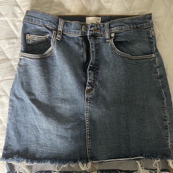 Aritzia Jean Skirt - Picture 1 of 2